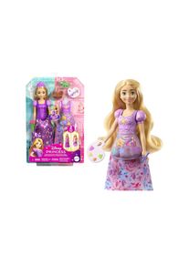 Disney Princess , Anziehpuppe »2-in-1-Geschichten Rapunzel-Modepuppe« , bunt