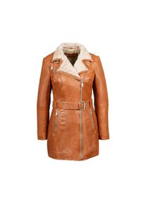 Freaky Nation , Kurzmantel »Polar Day-FN« , braun , Stylische Ledejacke