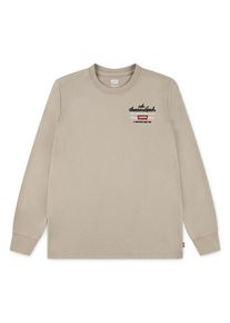 Levi's® kids Levi's Kids , Langarmshirt »LVB LEGENDARY LS TEE«, mit Logostickerei auf der Brust, for Boys , braun , Langarmshirt von Levi's Kids for Boys