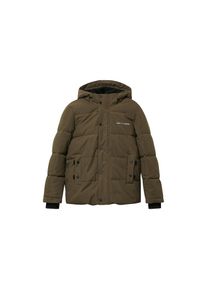 s.Oliver Junior , Steppjacke, mit Kapuze, mit Kapuze, Winterjacke für Boys , braun , Warme Jacke von s.Oliver Junior Kids
