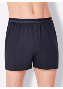 Witt Herren Boxershorts, schwarz + grau-meliert + marine, Größe 5, 100% Baumwolle. Meliert: 88% Baumwolle, 12% Polyester