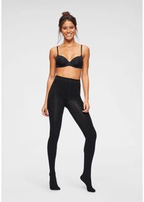 Lavana Witt Damen Thermostrumpfhose, schwarz, Größe M (40/42), 66% Baumwolle, 30% Polyester, 4% Elasthan