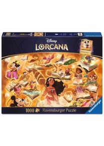 Ravensburger Erwachsenenpuzzle 1000 Teile - Disney Lorcana - Glimmers of the Realm: Amber - ab Erwachsene
