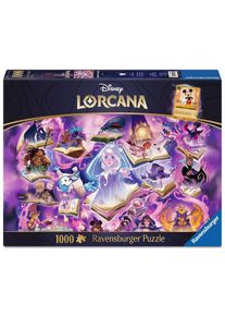 Ravensburger Erwachsenenpuzzle 1000 Teile - Disney Lorcana - Glimmers of the Realm: Amethyst - ab Erwachsene
