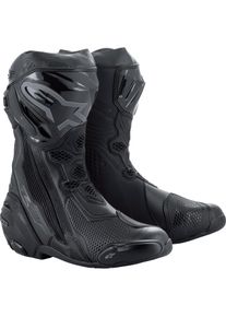 Alpinestars Supertech R Motorradstiefel lang schwarz/schwarz 48