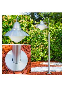 hofstein Javita Wegeleuchte Edelstahl, 1-flammig