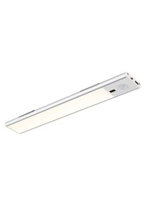 Globo Tristan Unterbauleuchte LED Silber, Wei&szlig;, 1-flammig, Bewegungsmelder