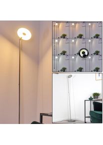 hofstein Umag Stehleuchte LED Edelstahl, 1-flammig