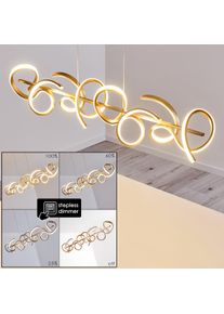 hofstein Lavaca Pendelleuchte LED Gold, 4-flammig
