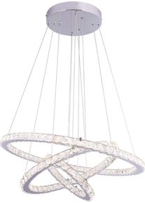 Globo MARILYN Hängeleuchte Chrom, Kristalloptik, 1-flammig, Fernbedienung