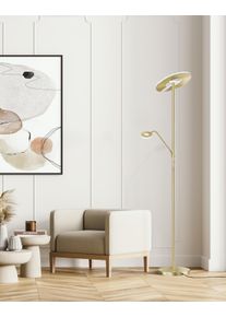 Fischer & Honsel Dent Deckenfluter LED Messing, 1-flammig