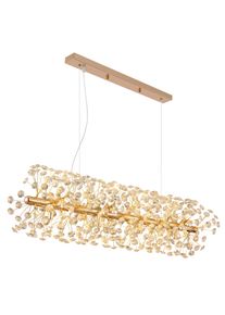 Globo Katrina Kronleuchter Gold, 12-flammig