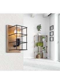 Globo MERRIL Wandleuchte Holz hell, 1-flammig