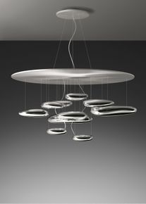 Artemide Mercury Pendelleuchte LED Chrom, 1-flammig