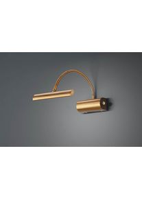 Trio Leuchten CURTIS Wandleuchte LED Messing, 1-flammig
