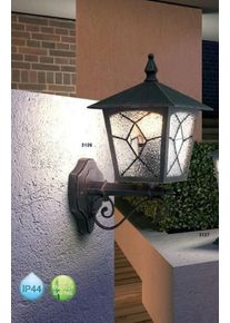 Globo ATLANTA Außenlampe Braun, Rostfarben, Transparent, Klar, 1-flammig