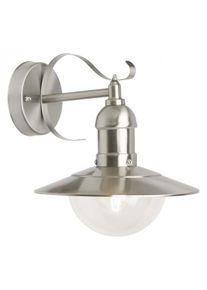 BRILLIANT LEUCHTEN Brilliant Arto Außenwandleuchte Edelstahl, 1-flammig