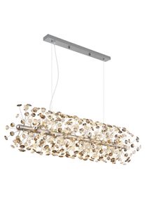 Globo Katrina Kronleuchter Chrom, 12-flammig