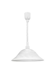 Eglo Leuchten Eglo ALESSANDRA Pendelleuchte Wei&szlig;, 1-flammig