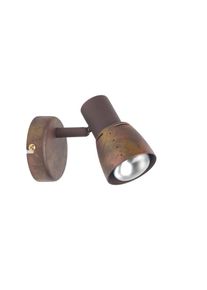 BRILLIANT LEUCHTEN Brilliant Lava Wandspot Kupferfarben, 1-flammig