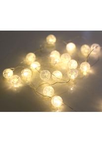 Globo VENUTO Lichterkette LED Wei&szlig;, 20-flammig