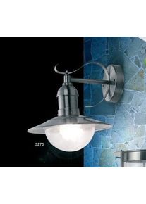 Globo MIXED Außenlampe Edelstahl, 1-flammig