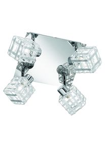 REALITY JAIL Deckenleuchte Chrom, 4-flammig