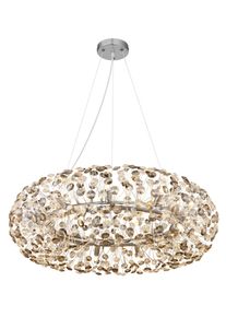 Globo Katrina Kronleuchter Chrom, 20-flammig