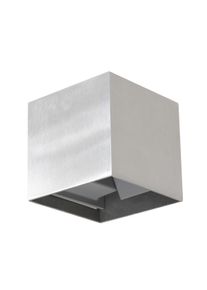 Steinhauer Muro Au&szlig;enwandleuchte LED Edelstahl, 2-flammig