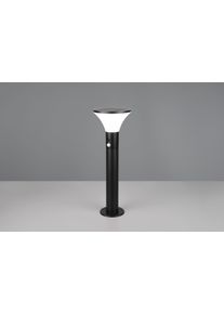 REALITY Gorda Au&szlig;enstehleuchte LED Schwarz, 1-flammig, Bewegungsmelder