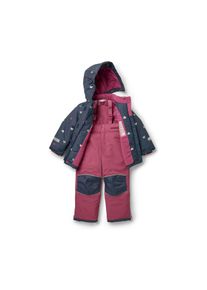 Tchibo - 2-teilige Kinder-Schneekombi - Mädchen - Gr. 110/116 - dunkelblau/print