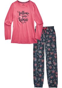 Pyjama in rosa, Grösse 36/38 (S), 100% Baumwolle, bonprix