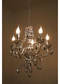 REALITY L&Uuml;STER Kronleuchter Transparent, Klar, 5-flammig