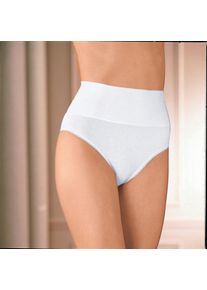 Damen Slip mit breitem Gummibund weiss