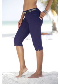 Beach Time Witt Damen 3/4-Hose, marine, Gr&ouml;&szlig;e 34, 98% Baumwolle, 2% Elasthan