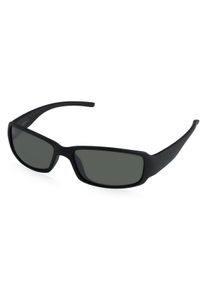 Fielmann G 2100 SUN CL | Kinder-Sonnenbrille | Eckig | Fassung: Polycarbonat Schwarz Matt | Glasfarbe: Grau