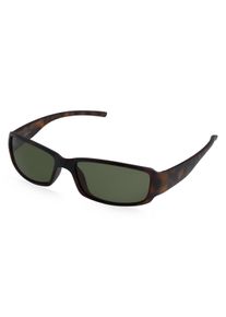 Fielmann G 2100 SUN CL | Lunettes de soleil unisexe| Carrée | Monture: Polycarbonate havanna mat | Couleur du verre: gris