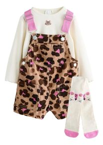 next, Filles Set, camel / rose / noir / blanc cassé
