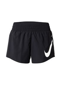 Nike, Femmes Pantalon de sport 'One Swoosh', noir / blanc