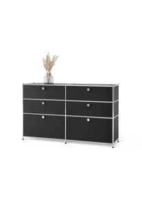 Tchibo - Commode en métal « Cn3 » avec 6 tiroirs - noir