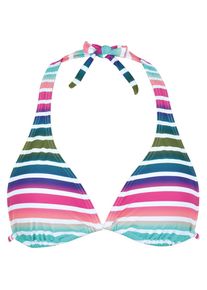 Naturana , Triangel-Bikini-Top »Ice Pop«, (Packung), herausnehmbare Pads, Streifendesign, bügellos, bequem , bunt , Triangel-Bikinioberteil von...