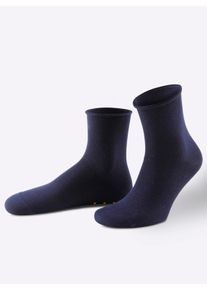 wäschepur Witt Damen Socken, marine, Größe 47-50, 78% Baumwolle, 20% Polyamid, 2% Elasthan