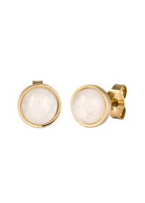 Elli, Femmes Boucles d'oreilles, or / blanc