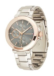 Tommy Hilfiger, Femmes Montre à affichage analogique 'LORI', marine / or rose / argent