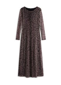 Tommy Jeans, Femmes Robe, marron / brocart / noir