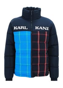 Karl Kani, Hommes Veste d’hiver, bleu marine / bleu clair / rouge / blanc