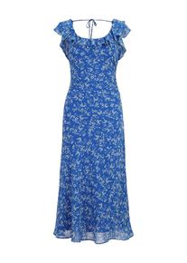Forever New Petite, Femmes Robe d’été 'Paige', bleu cobalt / blanc