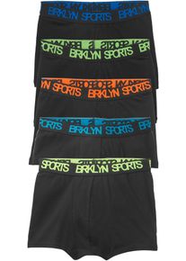 Boxershorts mit weicher Baumwolle (5er-Pack) in schwarz, Gr&ouml;sse 164/170, 95% Baumwolle, bonprix