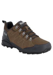 Jack Wolfskin, Unisex, Wanderschuh &raquo;REFUGIO TEXAPORE LOW M&laquo; wasserdicht, Trekkingschuh, braun, 46, Funktionaler Outdoorschuh von Jack Wolfskin