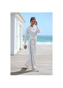 H.I.S. H.I.S , Relaxhose, mit seitlichen Streifendesign , beige , Relaxhose mit Streifentape